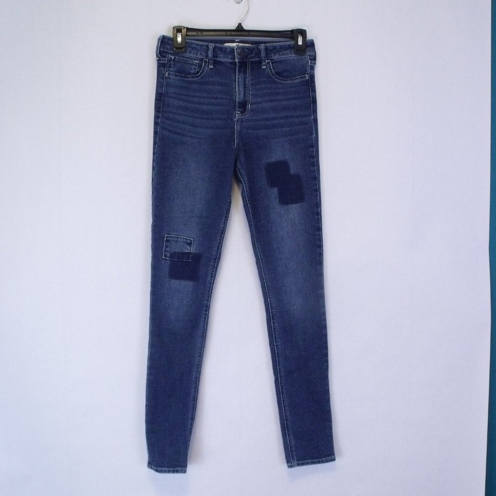 Hollister Patchwork Skinny Jeans 27